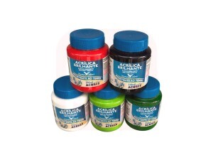 Tinta Acrilica Brilhante 250ml - Cores